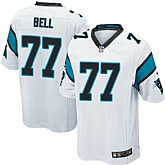 Nike Men & Women & Youth Panthers #77 Bell White Team Color Game Jersey,baseball caps,new era cap wholesale,wholesale hats